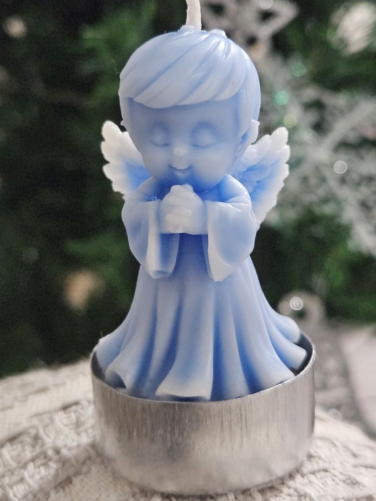 Molde vela niño angel _2