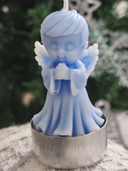 Molde vela niño angel 