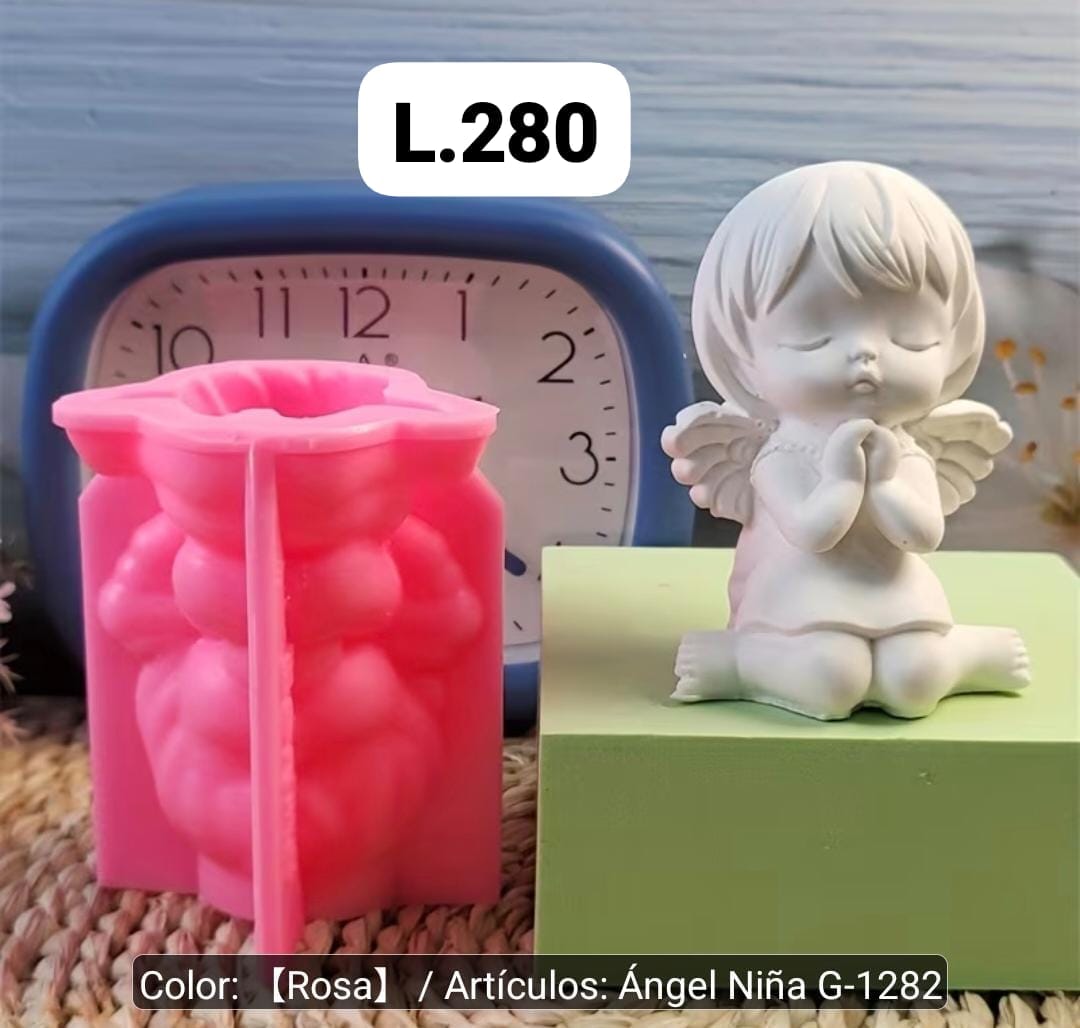 Molde niña angel_3