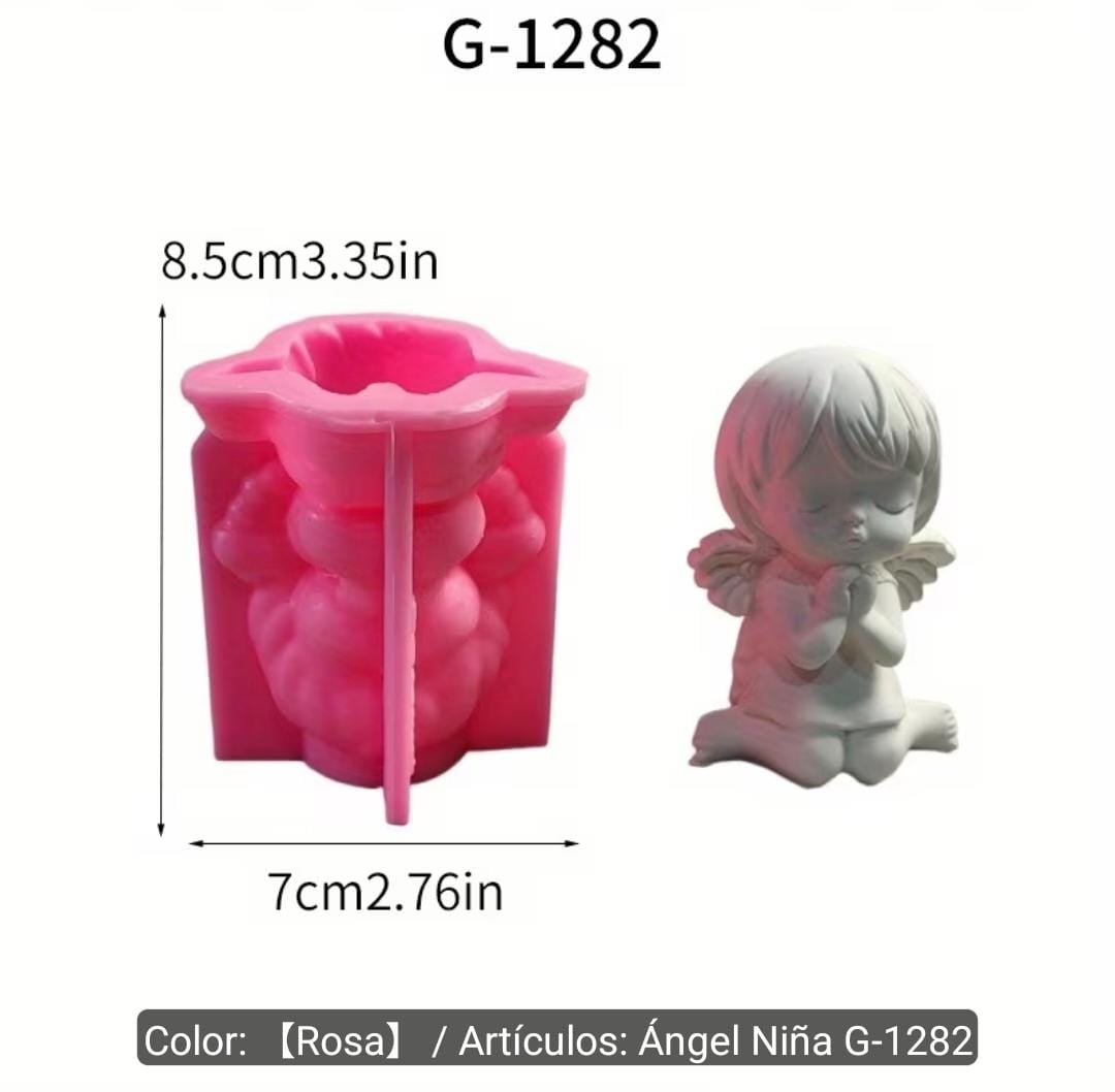 Molde niña angel_2