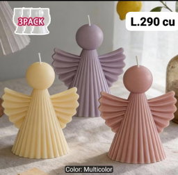 Molde angel con líneas 