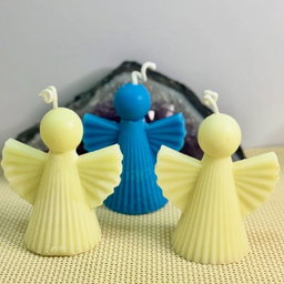 Molde angel con líneas 