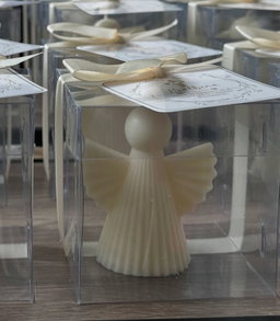 Molde angel con líneas 