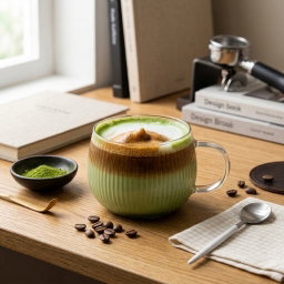 Dirty Matcha Latte