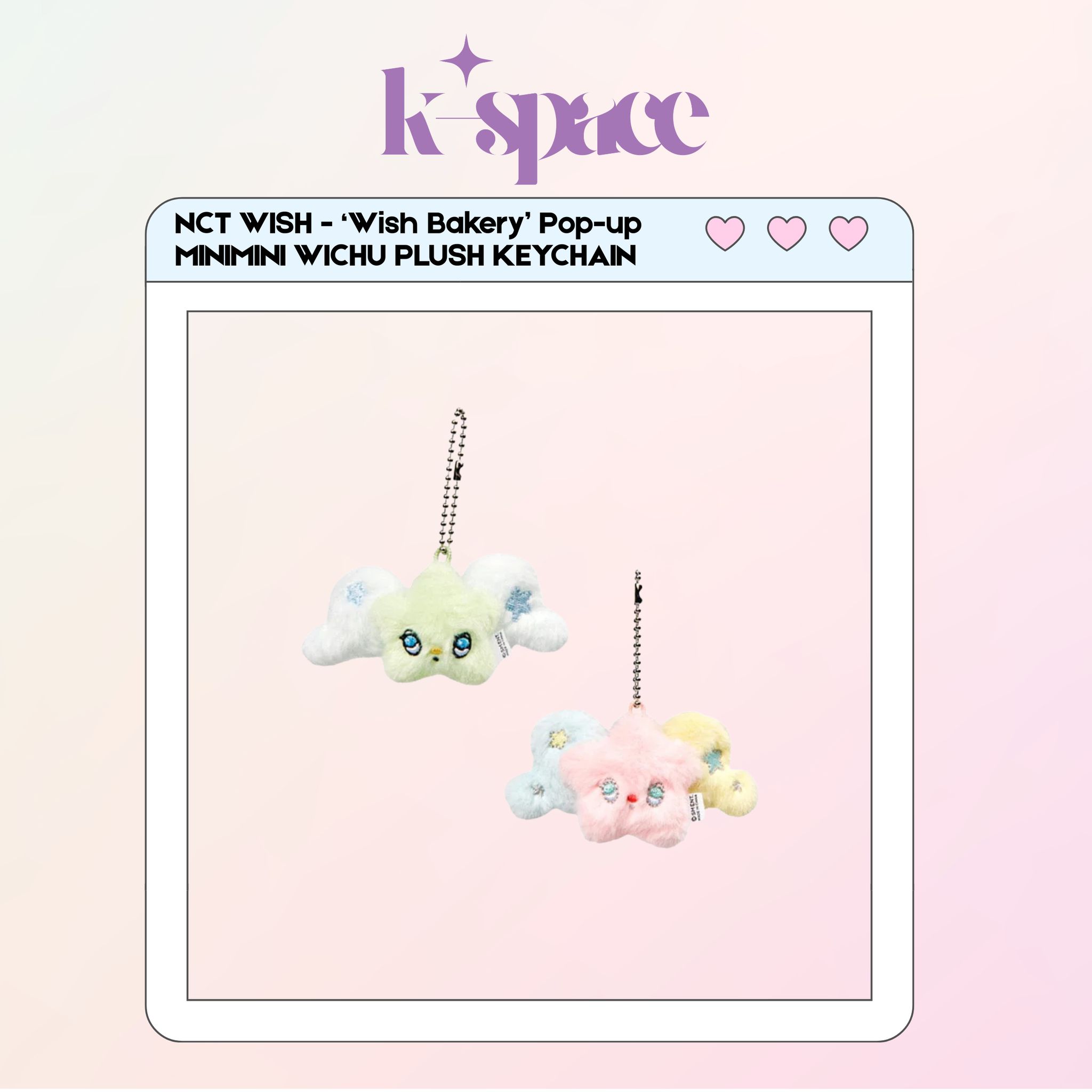 NCT WISH - ‘Wish Bakery’ TYY Pop-up MINIMINI WICHU PLUSH KEYCHAIN_0