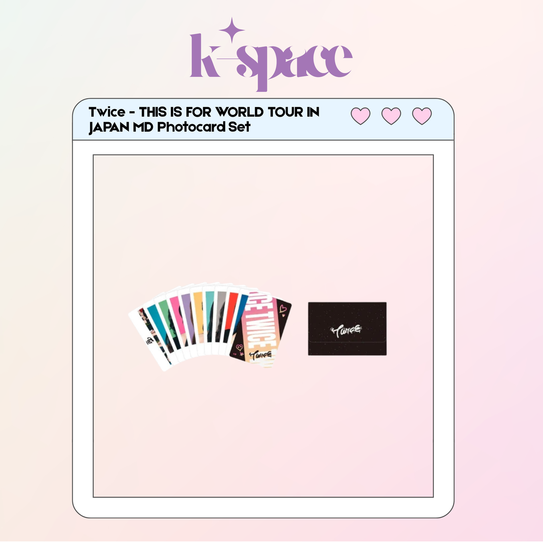 Twice - THIS IS FOR WORLD TOUR IN JAPAN MD Photocard Set