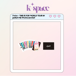 Twice - THIS IS FOR WORLD TOUR IN JAPAN MD Photocard Set