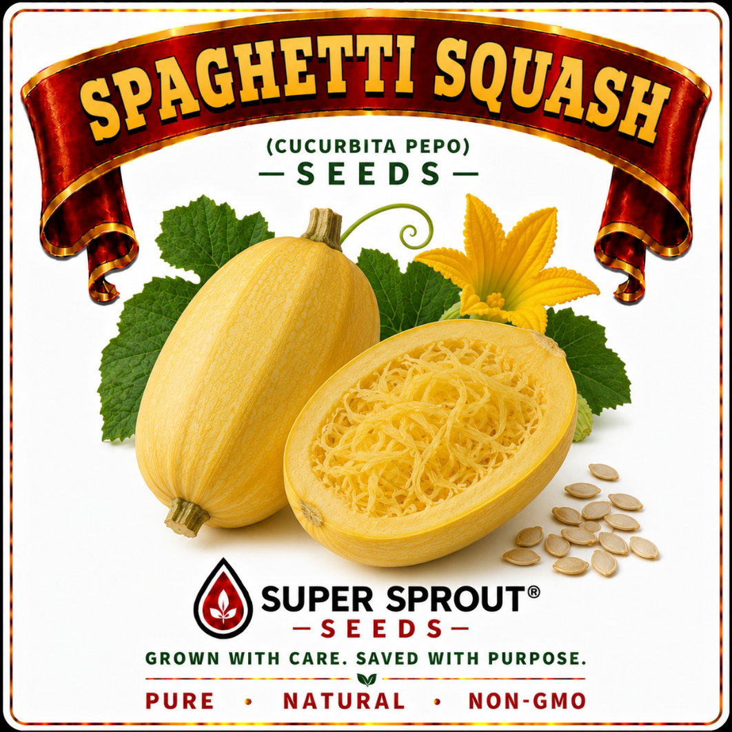 🥒SPAGHETTI SQUASH🥒 x 5 seeds