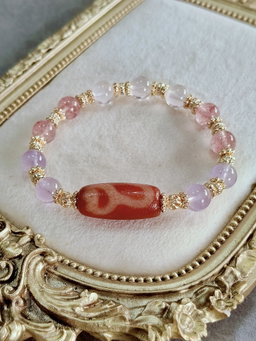 Aged Red Lotus Bracelet