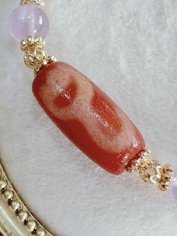 Aged Red Lotus Bracelet