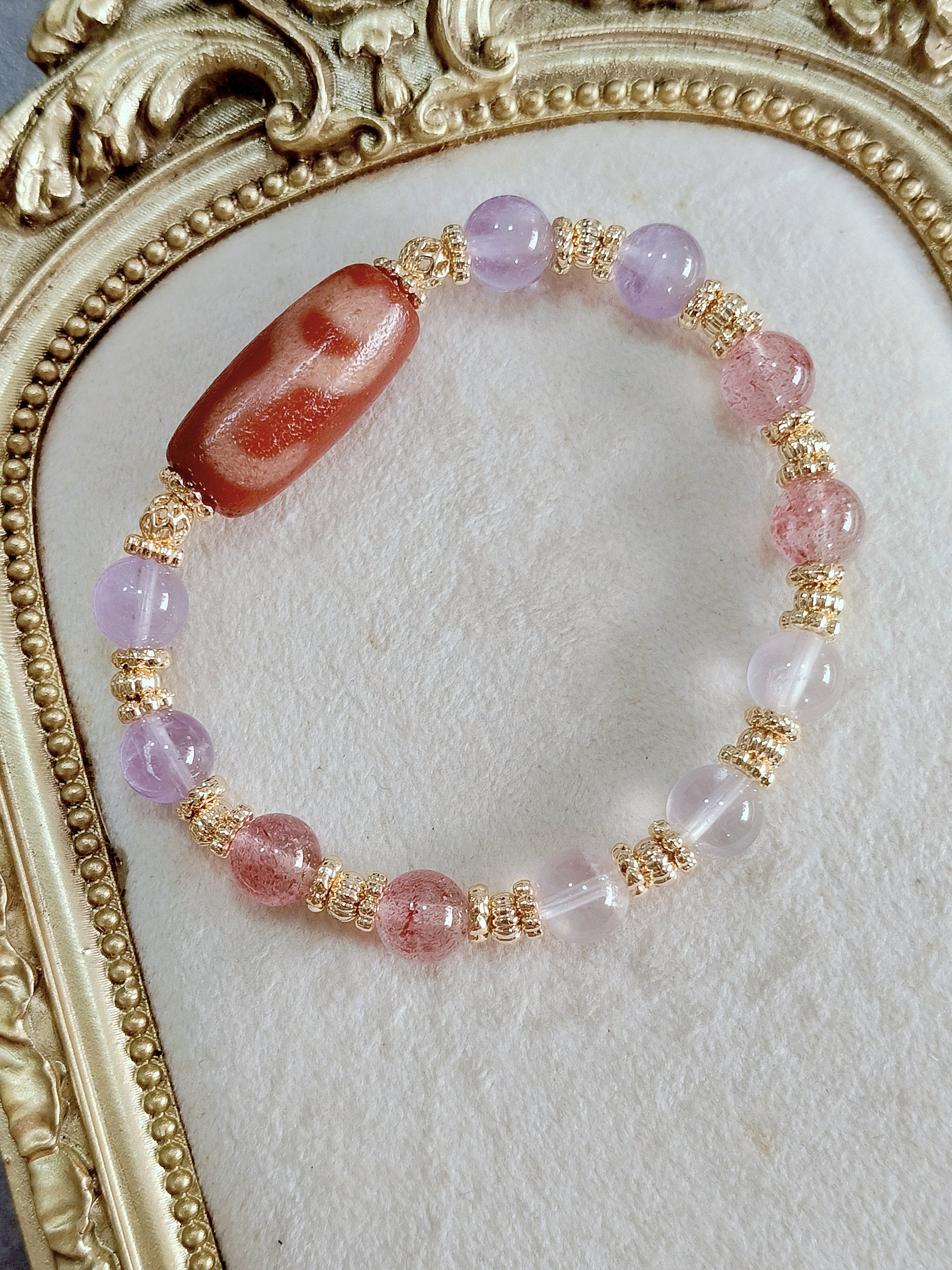 Aged Red Lotus Bracelet_2