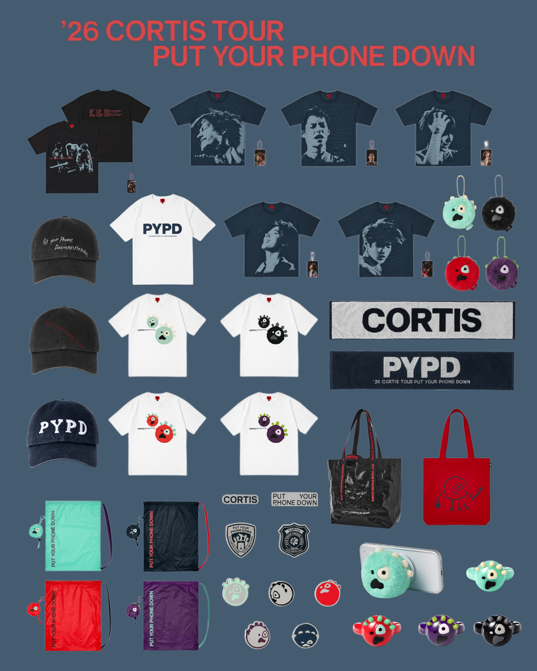 Cortis Put Your Phone Down Tour Merch