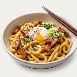 Miso Udon Carbonara