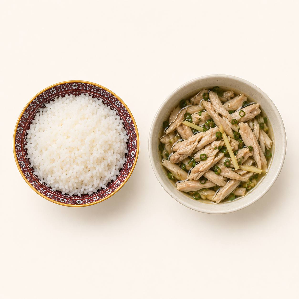 Ginger Scallion Chicken with Rice 