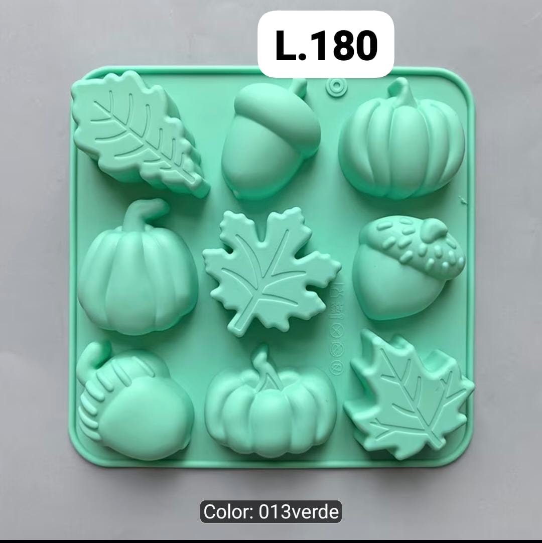 Molde otoño 9 cavidades _1
