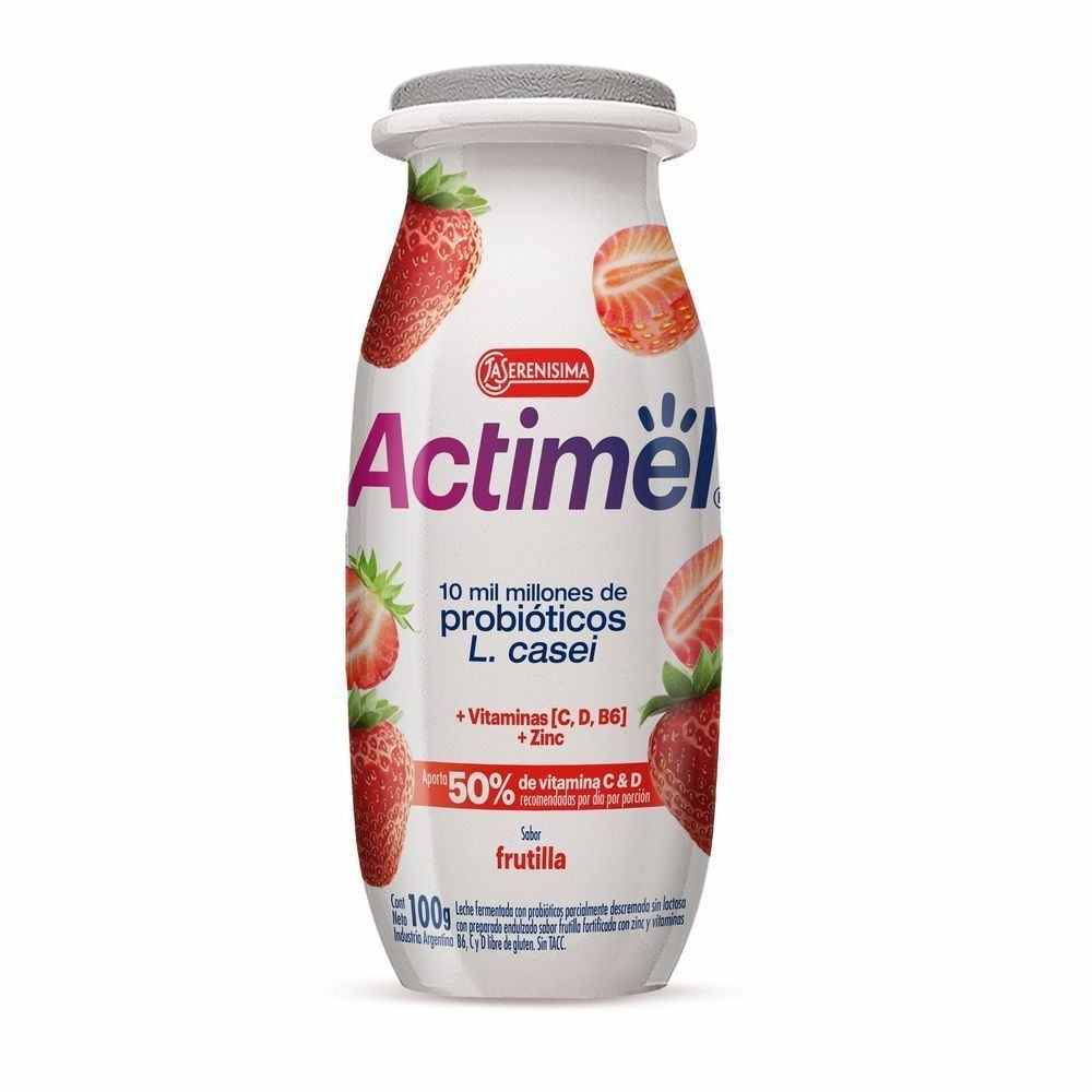 YOGURT ACTIMEL LA SERENISIMA FRUTILLA 100GR_0