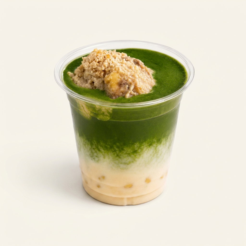 Banana Pudding Matcha Latte