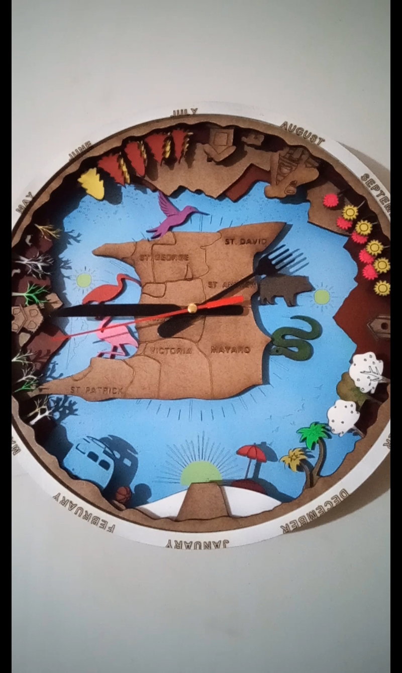 3d multilayer t&t clock