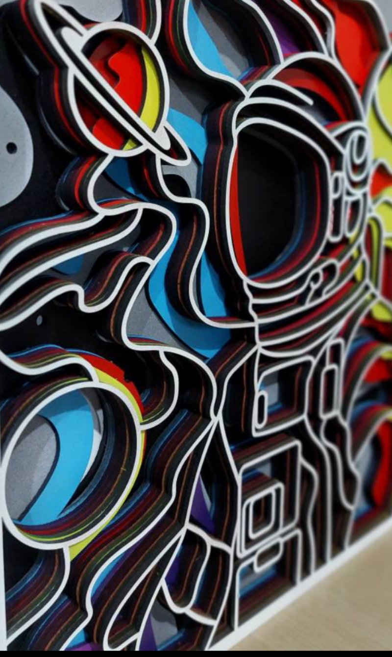 3d multilayer astronaut _1