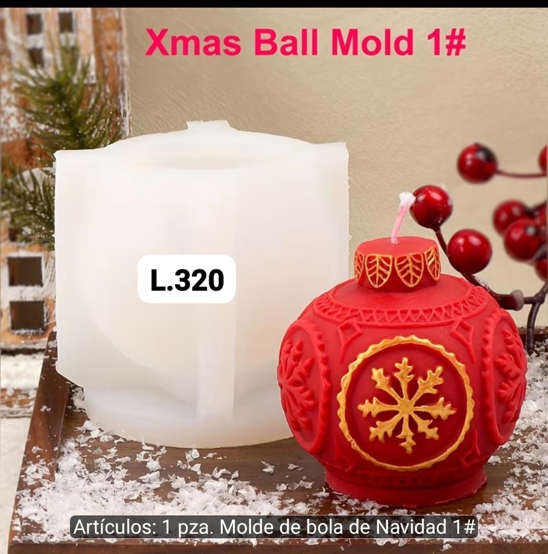 Molde esfera navideña (B) 