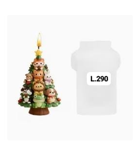 Molde pino navideño mascota _0