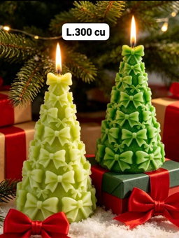 Molde pino navideño chongos 