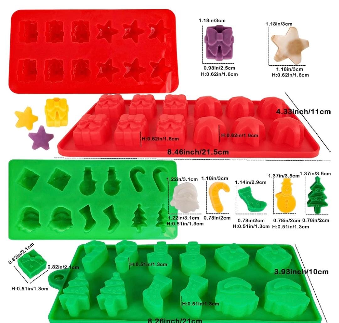 Molde figuras navideños pequeño _1