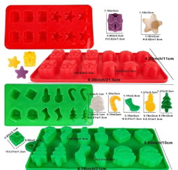 Molde figuras navideños pequeño 