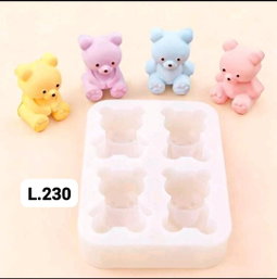 Molde mini osos 