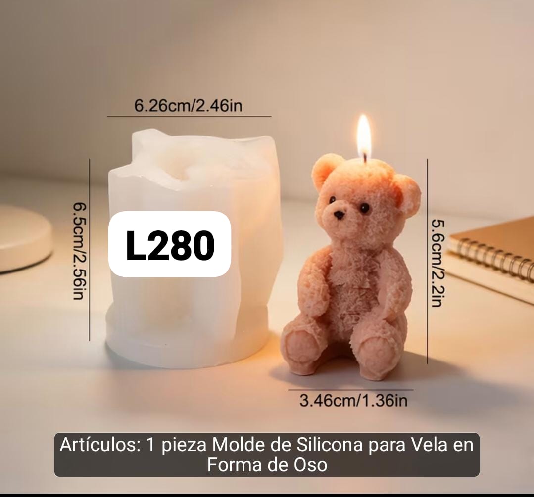 Molde oso sentado 