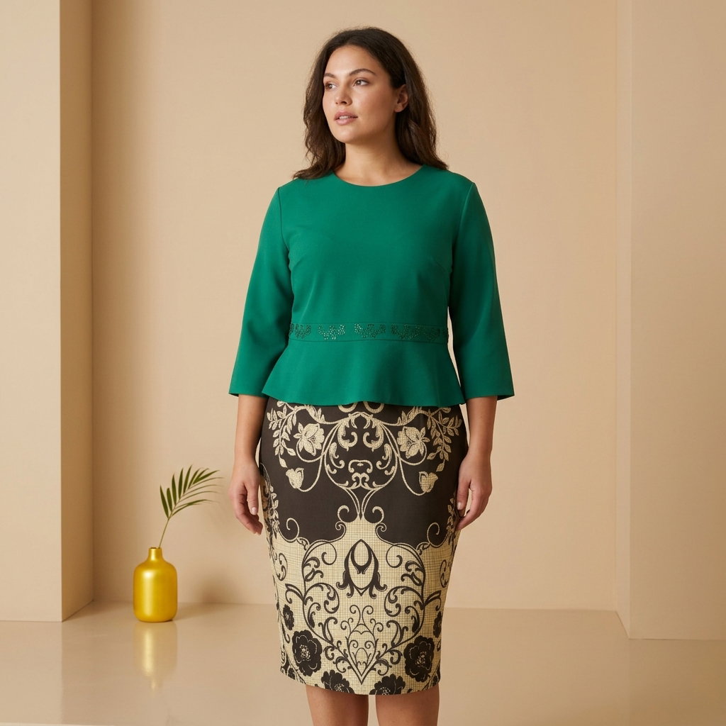 Marchesa peplum EU44(Large)
