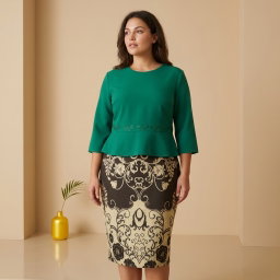 Marchesa peplum EU44(Large)