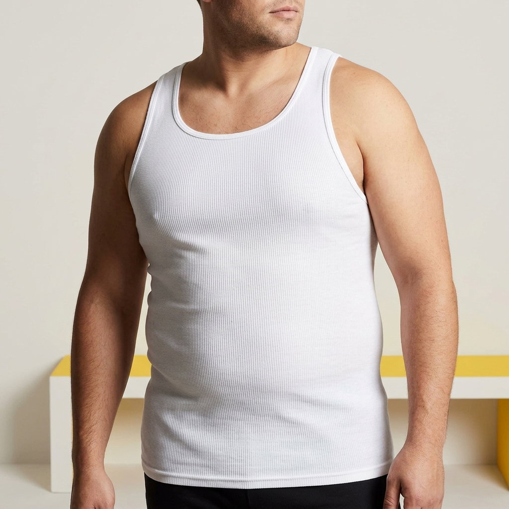 Set of 4 Fruit Of The Loom Male Tanks Set 2XB_0