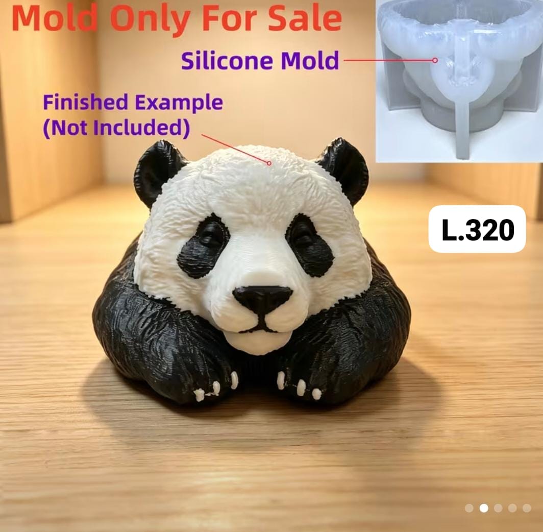 Molde oso panda 