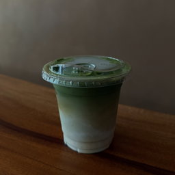 dirty matcha (iced)