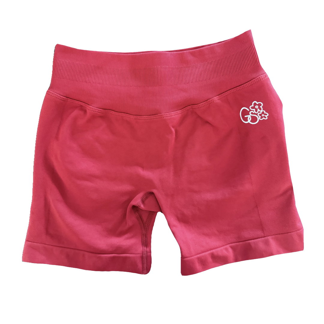 sports shorts (deep red)