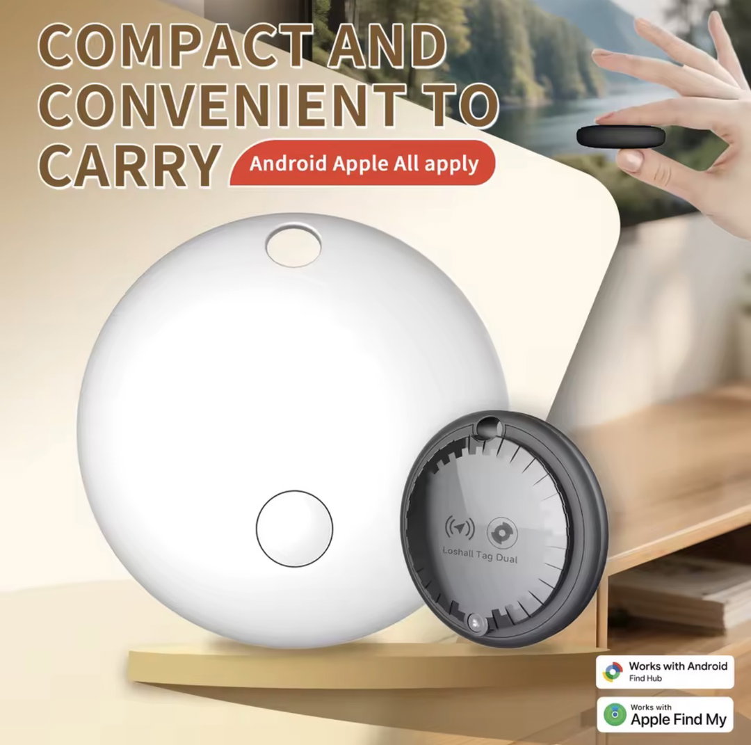 Loshall Tag Item Tracker — Apple Find My & Android Find Hub