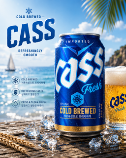 [Multi-Buy Deal] Cass beer 355ml カスビール(韓国)