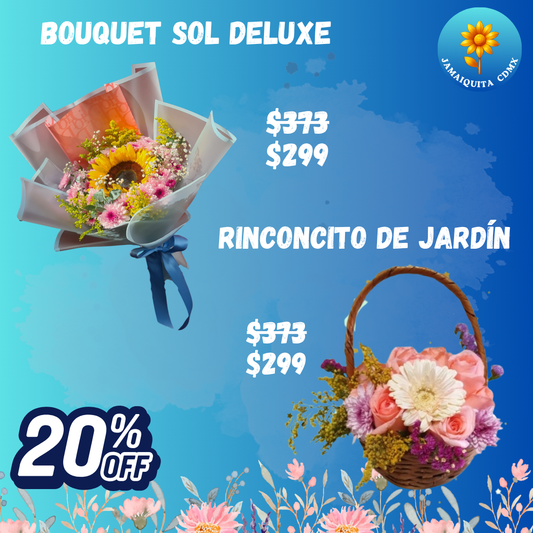 BOUQUET SOL DELUXE / RINCONCITO DE JARDÍN
