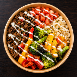 Mexican Minced Beef Rice Bowl
