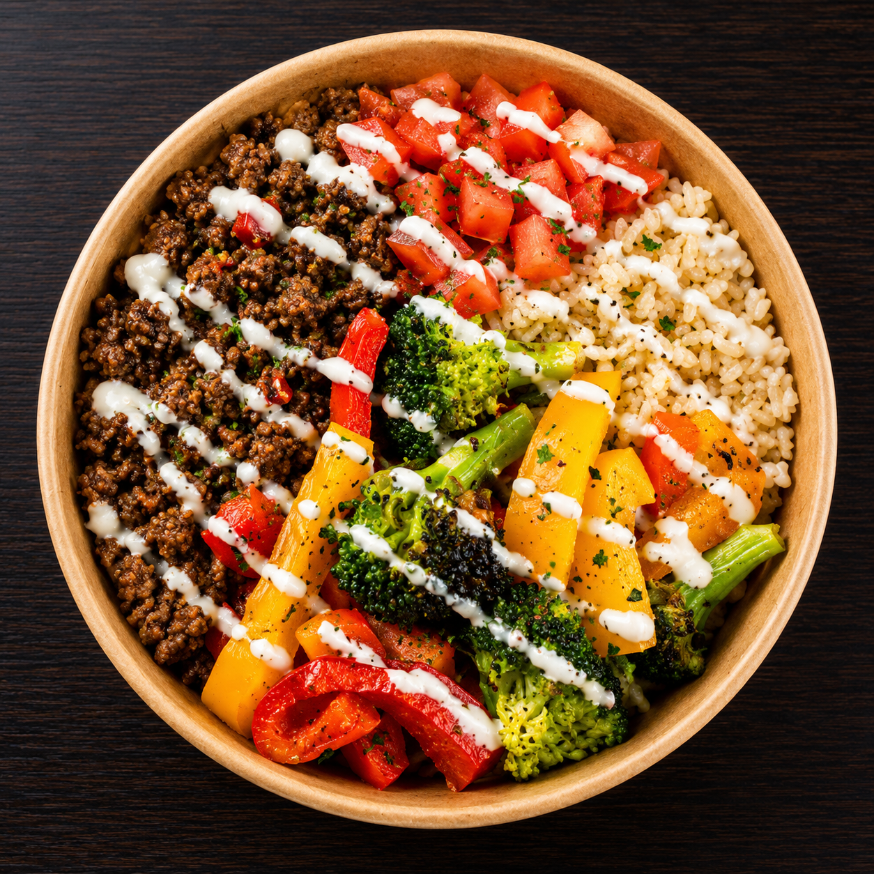 Mexican Minced Beef Rice Bowl