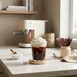 Salted Maple Cream Iced Americano