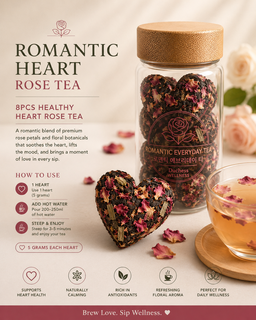 ROSE TEA : Romantic Healthy Heart ♥️ 