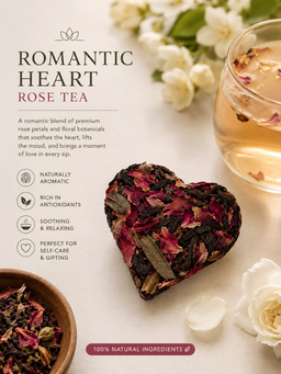 ROSE TEA : Romantic Healthy Heart ♥️ 