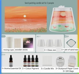 DIY Scented Candles (set of 3)