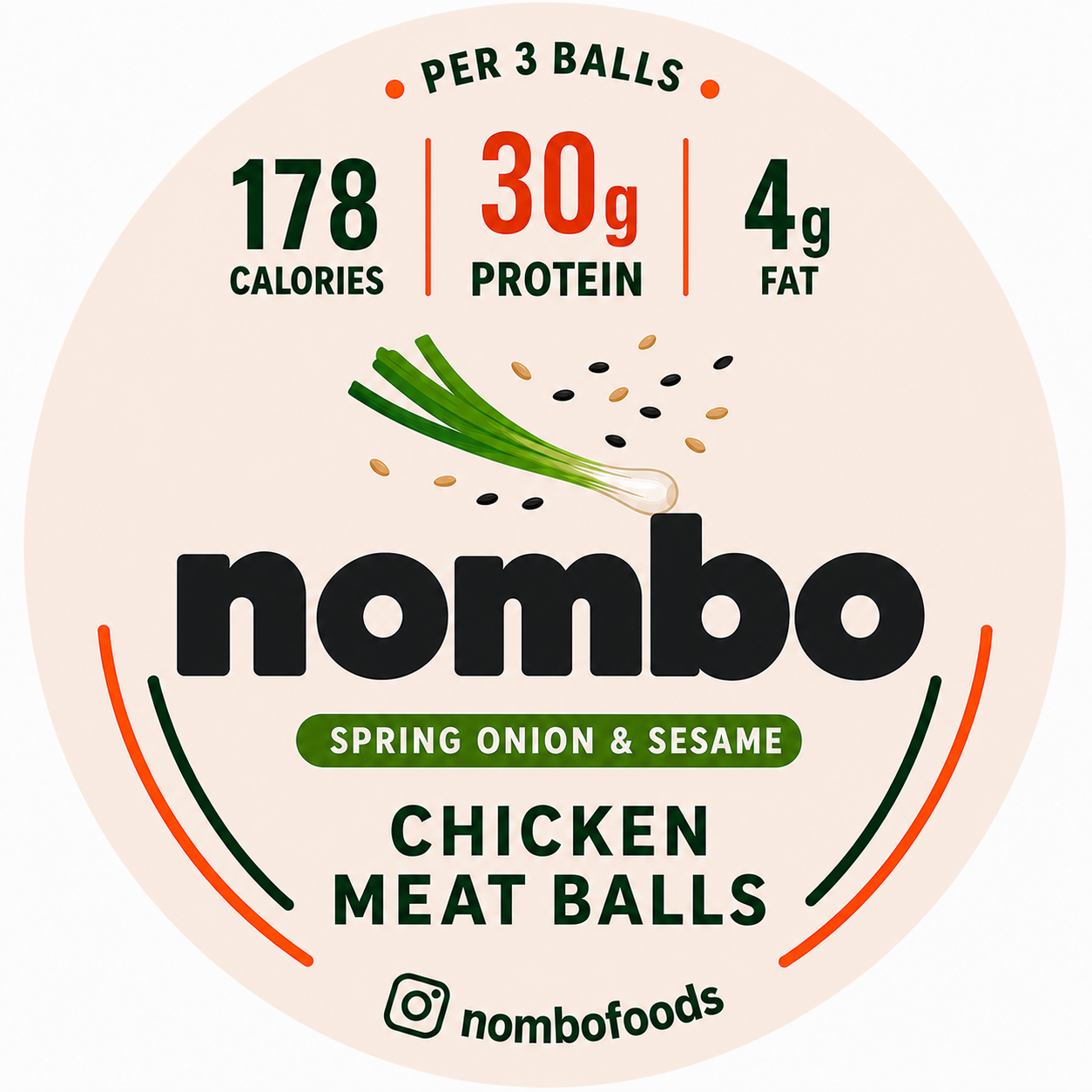 Giant spring onion & sesame meatballs (12 balls)_1
