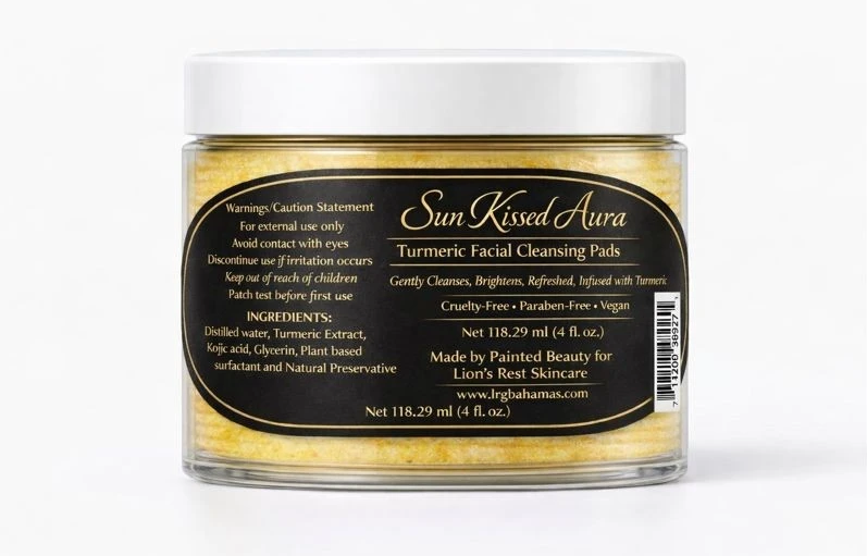 Sun Kissed Aura Turmeric Cleansing Pads 4oz_0