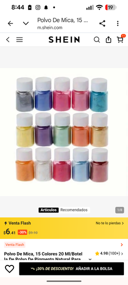 Mica colorante 