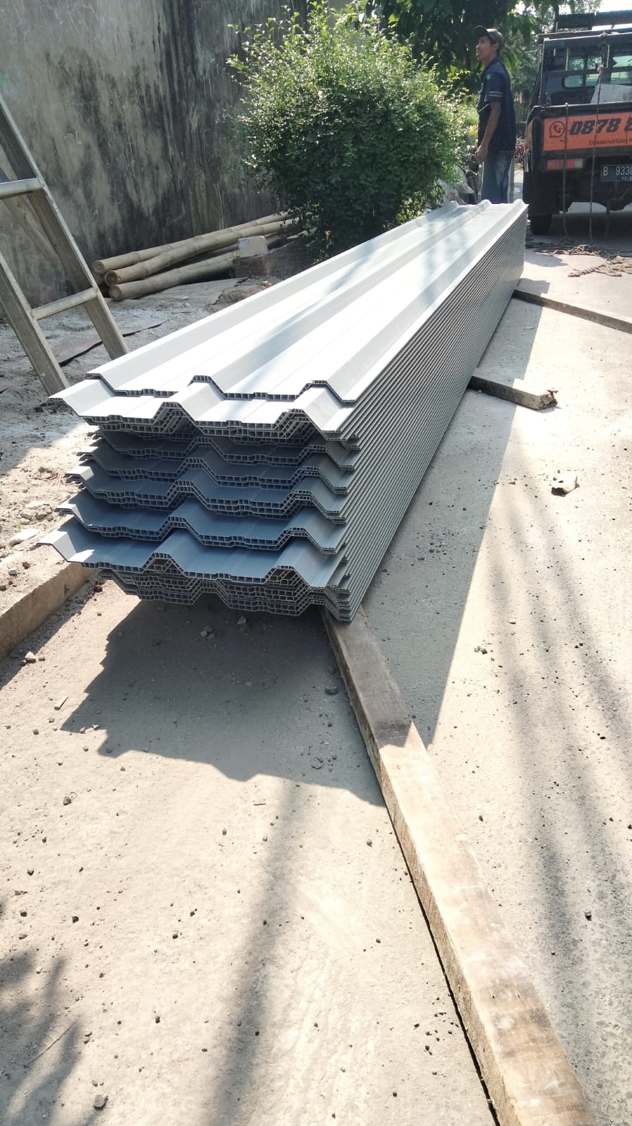 Roofingku 430 double layer upvc 12mm