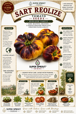 🍅SART ROLOISE TOMATO🍅 x 10 organic seeds